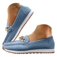 thumbnail image 3 of YLYL Women's Penny Loafers Non Slip Comfortable Fashion Casual Slip on Business Work Moccasin Shoes, 3 of 7