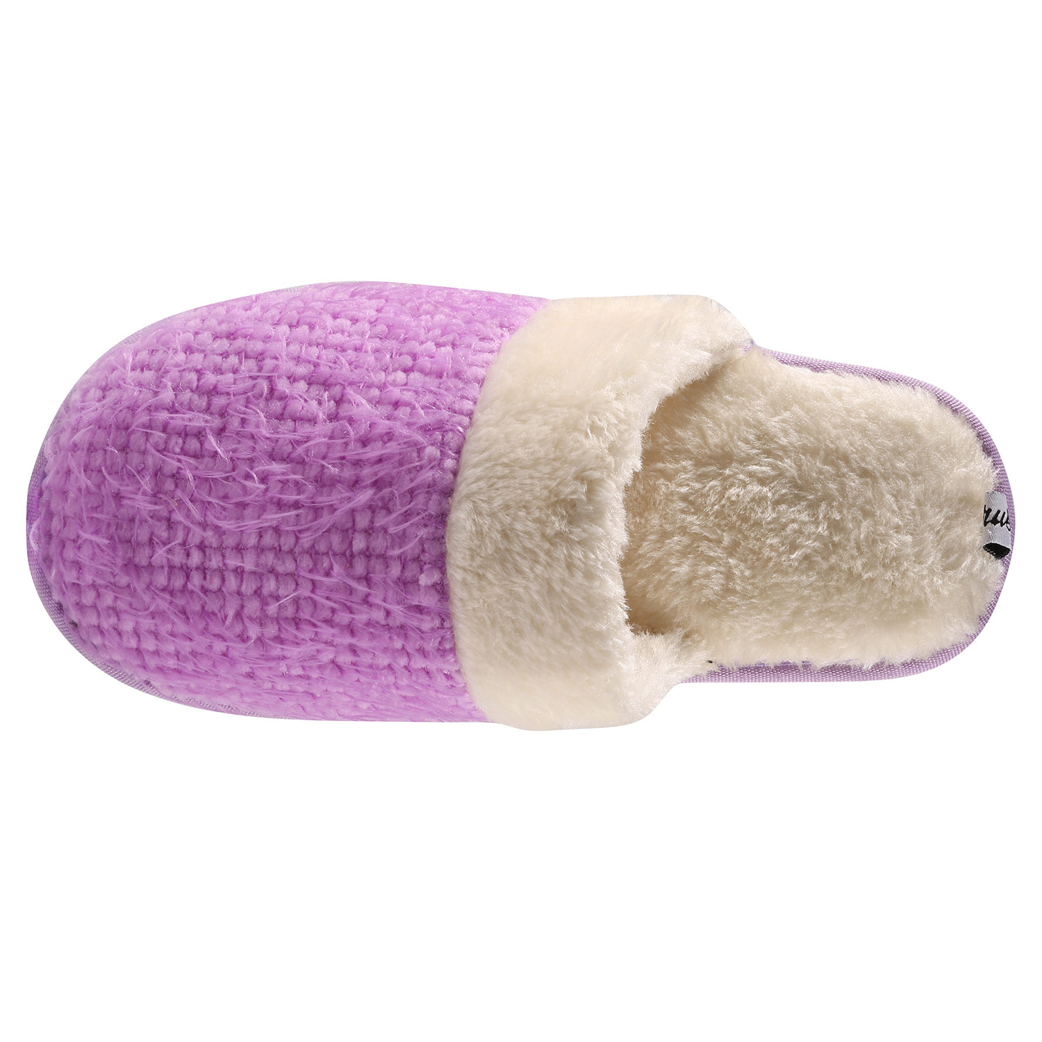 Women’s Sunrise Woven Plush Slippers – Warm Memory Foam Footbed with Non-Slip Rubber Sole for Indoor/Outdoor & Spa Use