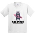 thumbnail image 3 of Inktastic San Diego Surfing Bear Youth T-Shirt, 3 of 5