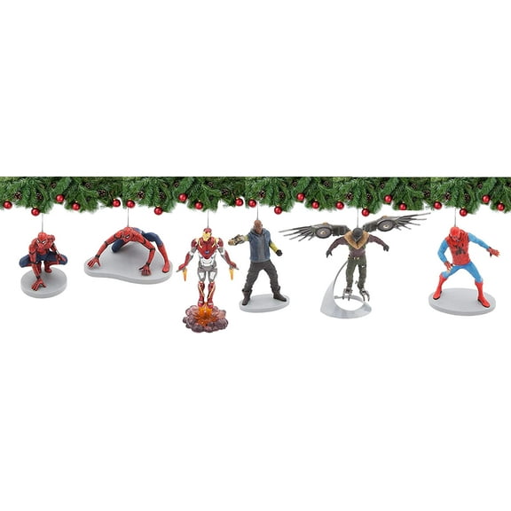 Homecoming Amazing Spiderman Ornament Set New