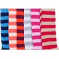 thumbnail image 5 of ToBeInStyle Women's Pack of 6 Soft & Cozy Fuzzy Fleece Plush Knee High Socks - Striped - One Size, 5 of 7