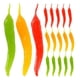 thumbnail image 4 of Artificial Peppers Chili Pepper Ornaments Shop Decoration Rural Farmhouse Style Realistic Decoration 18Pcs, 4 of 4