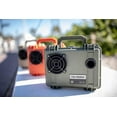 thumbnail image 6 of DemerBox Waterproof, Portable, and Rugged Outdoor Speakers. Loud Sound, 40+ hr Battery Life, Dry Box + USB Charging, Pairing Party Mode. Built to Last + Fully Serviceable, Green, 6 of 8