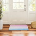 thumbnail image 3 of Yayeee Doormat for Indoor Entrance 32" x 20" Non Slippery Floor Rug, Light Pink Stripes, 3 of 8