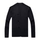 thumbnail image 4 of Gibobby Suéteres para hombre Suéter de Punto Trenzado con Botones y Bolsillos para Hombre(Negro,M), 4 of 5