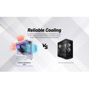 Skytech Azure Gaming PC Desktop INTEL Core i7 14700F MC NVIDIA GeForce RTX 5060 1TB NVMe SSD 32GB DDR5 RAM, AIO Liquid Cooling Windows 11