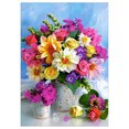 thumbnail image 1 of Cuadros Decorativos Flor bricolaje ronda rhinestone diamante pintura bordado kits cruz puntada Ehuebsd Nuevos Originales, 1 of 6