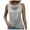 Gray, variant on ZQGJB Workout Tank Tops for Women Trendy Summer Sleeveless Cutout Solid Crew Neck Front Tie Knot Basic Tees Shirt Loose Relaxed Fit Comfy Pullover Vest Gray L