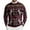 04#Wine, variant on Dwelliawo Mens Cable Knit Sweater Knit Xmas Christmas Print Graphic Sweaters Lightweight Ribbed Long Sleeve Sweater Relax Fit Fall Winter Pullover Sweaters Clearance Light Brown S