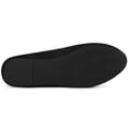 thumbnail image 5 of BLISSFUL STEP Ballerines à Enfiler à Bout Rond pour Femmes Noir US 11, 5 of 5