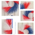 thumbnail image 6 of Qocolhg Independence Day Wreath, Red White Blue Artificial Reeds Wreath with Star Patriotic Floral Decorations Wreath Home Indoor Outdoor Hanging Pampas Grass Wreath for Memorial Day July 4th, 6 of 8