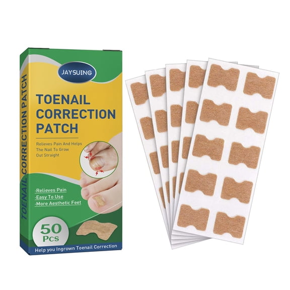 50Pcs Nail Stier Tool Glue Fr Patch Toenail Toe UK Correction Ingrown X9E1