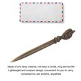 thumbnail image 4 of Letter Openers, Retro Envelope Opener Knife Lightweight Hand Made Envelope Cutter Compact Convenient Practical Attractive Decorative Envelope Slitter for Home[Brown], 4 of 9