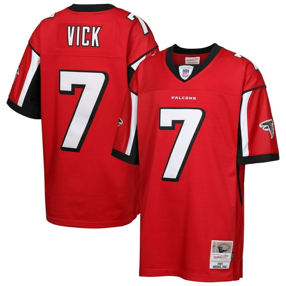 Youth Mitchell & Ness Michael Vick Red Atlanta Falcons 2003 Legacy Retired Player Jersey