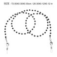 thumbnail image 2 of Porte-masque Chaîne Perles Chaîne de Lunettes Lanière Décorative pour Femmes, 2 of 8