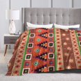 thumbnail image 5 of XMXY Fleece Throw Blanket for Couch, Native Southwestern Aztec Ethnic Lightweight Plush Fuzzy Cozy Soft Bed Blankets and Throws for Sofa, 40"x30" inches, 5 of 8