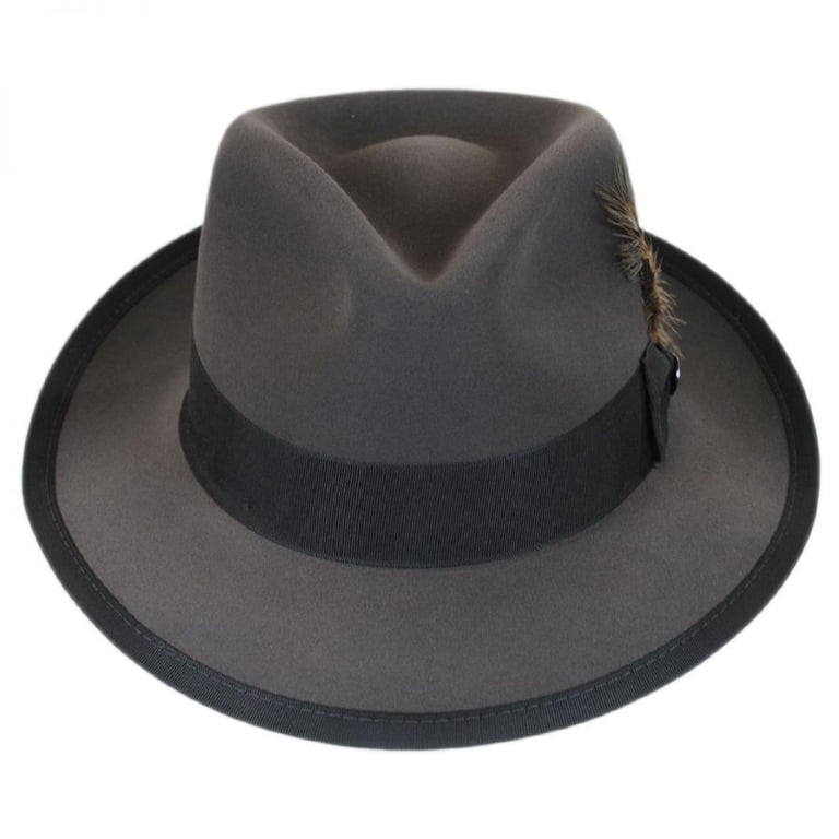 Stetson Men's Whippet Royal Deluxe Fur Felt Hat, Caribou, 6.875