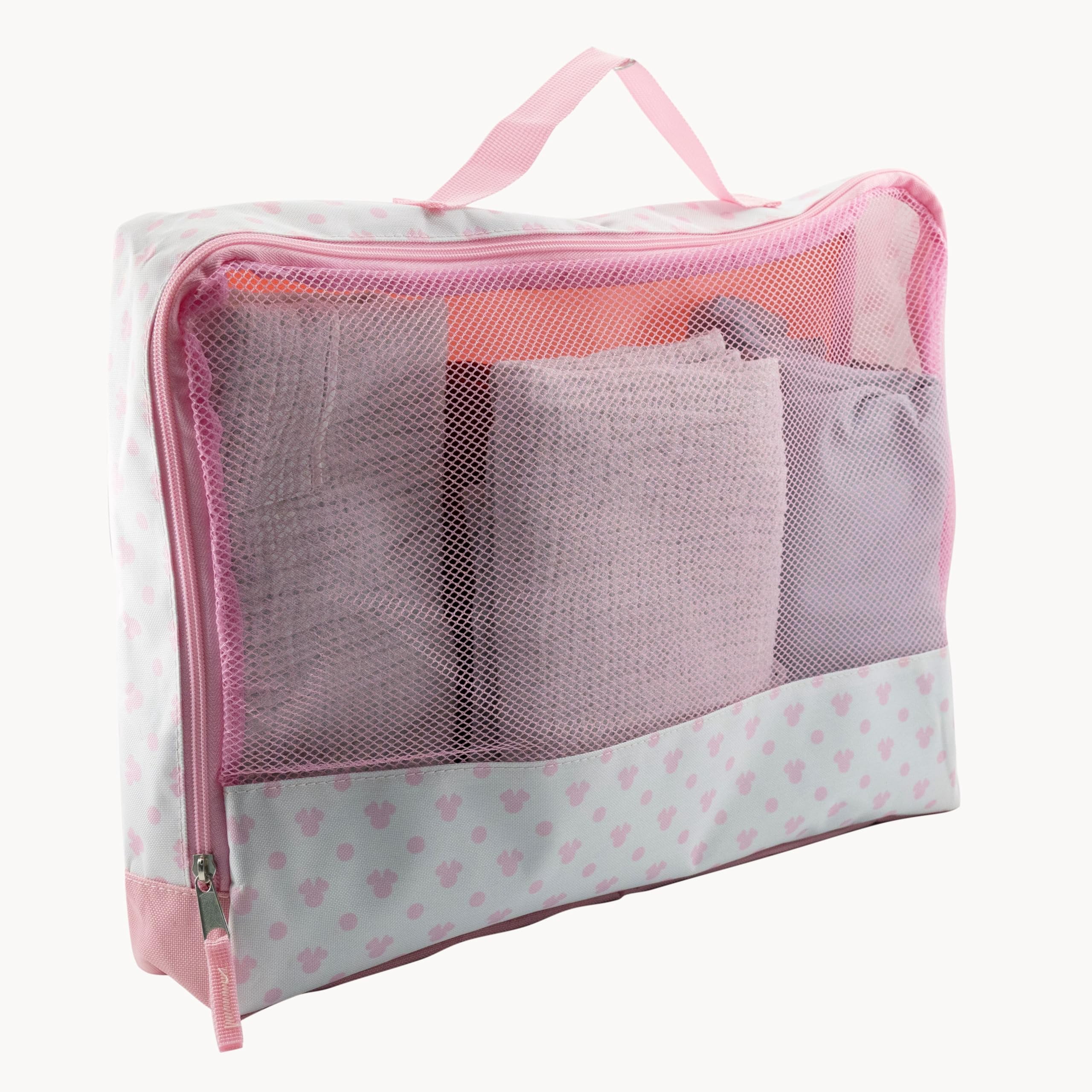 Disney Minnie Mouse Packing Cubes for Travel  Minnie Mouse Travel Accessories Travel Bags Luggage Organizer for Girls, Boys, Unisex  Minnie Kid Travel Size Travel Cubes for Packing