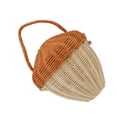 thumbnail image 4 of Hand Woven Storage Basket, Rattan Storage Basket Mushroom Shape Multifunctional  For Photography Prop, 4 of 8
