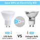 thumbnail image 4 of Bombillas LED Gu10 WEIHJMXG ahorro de energía 5 W blanco frío 6500 K No regulable 10 Pack, 4 of 5