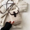 thumbnail image 3 of Bolso de lujo para mujer, invierno 2023, nuevo bolso de felpa de cordero para teléfono, bolso cruzado de diseñador de lujo para mujer, cartera, bolsos pequeños avanzados para niñas, 3 of 5