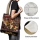 thumbnail image 3 of Jurassic World Chaos Theory Bolso de tela con estampado de lienzo para mujer, bolsa de compras reutilizable y estética, con cremallera interior, regalo para mujer,40*40cm., 3 of 6