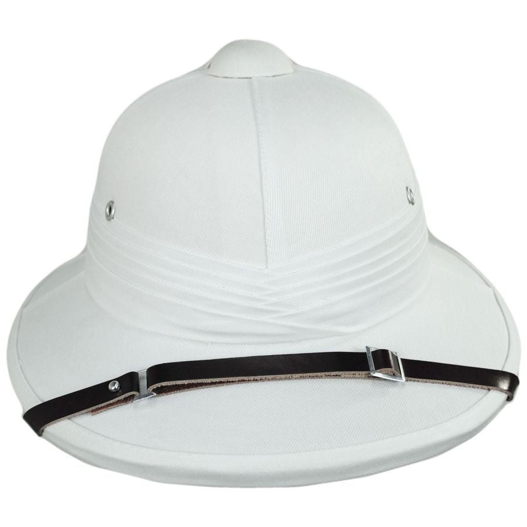 Indian Pith Helmet - ADJUSTABLE - Khaki - Walmart.com
