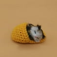 thumbnail image 4 of Sleeping Cat Toy Small Cat Stuffed Animal Plush Toy Kitten(Cat in Random Color)Purple, 4 of 7
