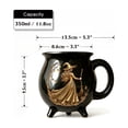 thumbnail image 5 of JHyouerji 12oz Witch Ceramic Mug 400ML Matte Spooky Halloween Brew Coffee Tea Cup Bar Tabletop Decor, 5 of 7