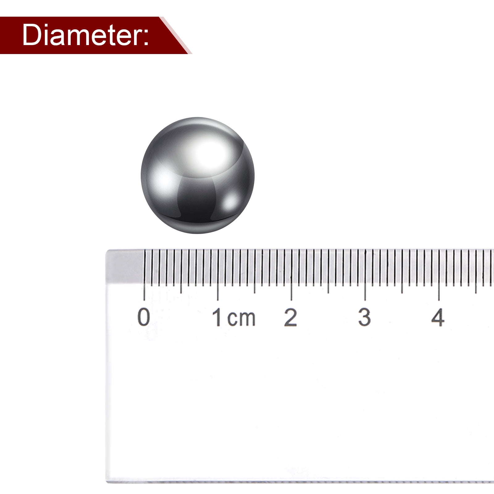 Uxcell Precision Balls 15mm Diameter G1000 201 Stainless Steel for Bearings 30 Pack