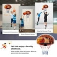thumbnail image 2 of YYAo Basketball Hoop, Basketball System, Wall Mounted Fan Backboard with Basketball Hoop and 2 Nets, 2 of 11