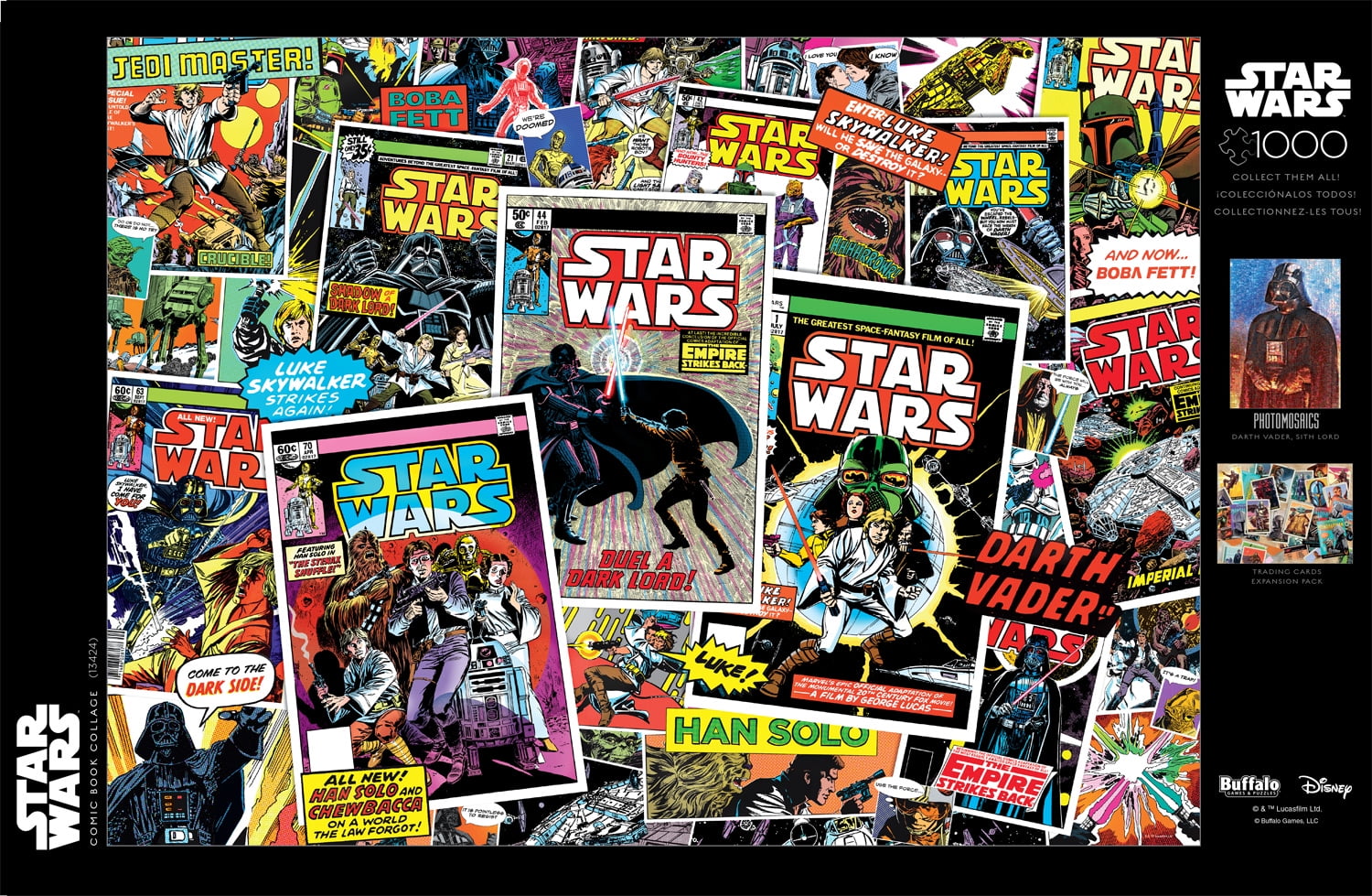 Buffalo Games 1000-Piece Star Wars Comic Book Collage Interlocking Jigsaw Puzzle for Adults Ages 14+