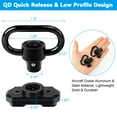 thumbnail image 4 of Deally Two Point Traditional QD Sling 1.25" 2 Point Sling Swivels Mounts for M-Rails, 4 of 8