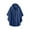 #1_Blue, variant on Waterproof Rain Poncho Unisex 2025 - Full Zip Hooded Lightweight Reusable 3/4 Sleeve Outdoor Jacket All-Season Windbreaker Casual Hiking Travel Windproof Compact