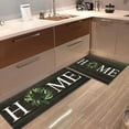 thumbnail image 5 of Non-Skid Kitchen Mat, 2 Set Washable Kitchen Rugs Floor Mats for Home Farmhouse Office, Durable Hallway Laundry Runner Rug Sink Area Rug (18"x29"+18"x47")-Home Brown Design, 5 of 6