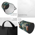 thumbnail image 2 of Balery Tropical Parrot Floral Artwork Cesta de ropa redonda con asas, impermeable, independiente, para ropa, juguetes, dormitorio y familia-Medium, 2 of 6