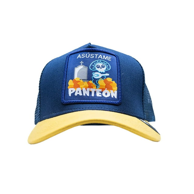 Gorra Visera curva con malla y ajustador Pook Frase Asústame Panteón