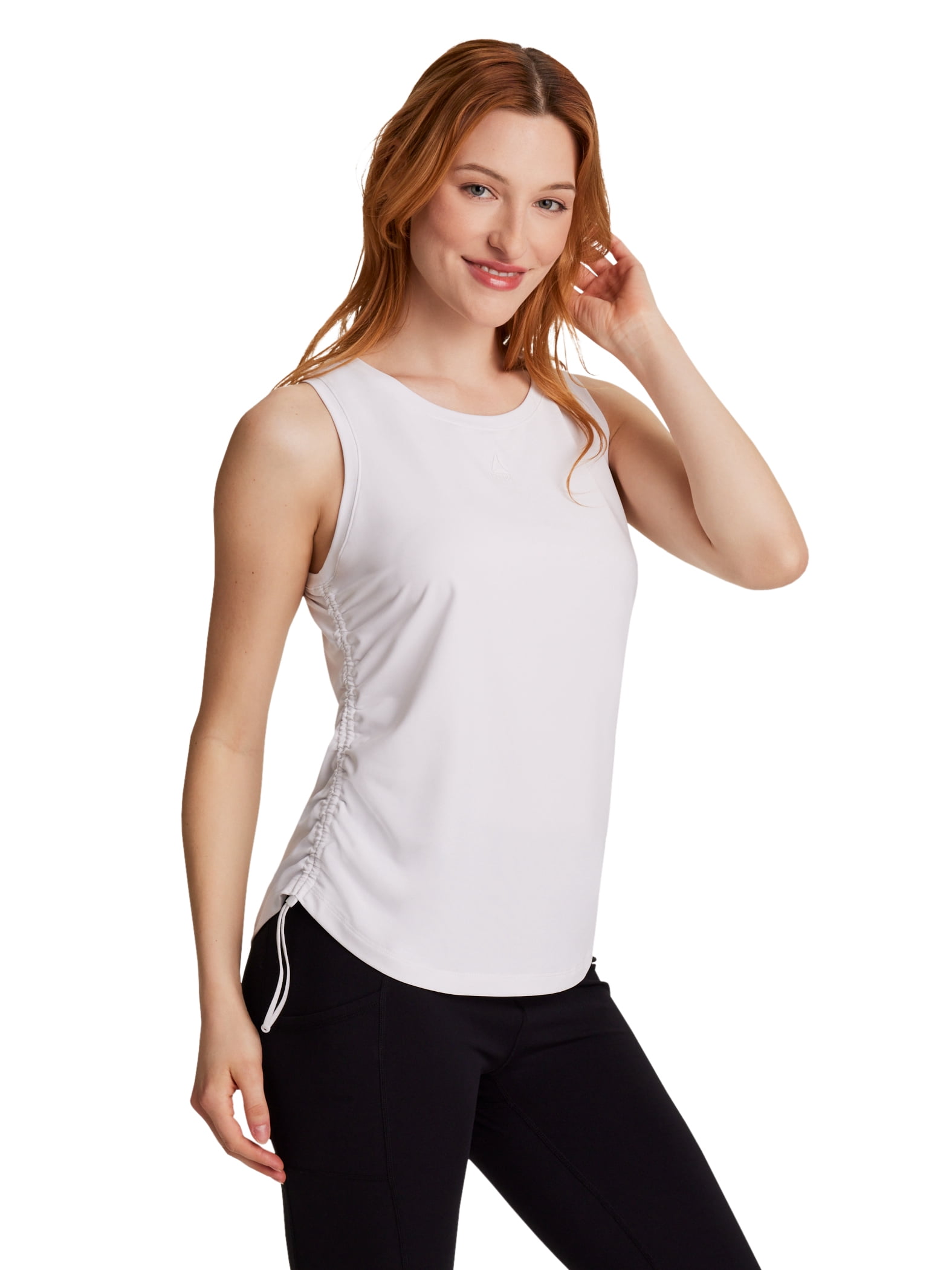 Reebok Women's Swift Ruched Tank Top, Sizes XS-XXXL
