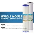thumbnail image 3 of APEC Whole House 2-Stage Water Filtration System High Capacity Sediment and Carbon For Multi-Purpose, 3 of 5