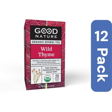 Good Nature Tea Wild Thyme 1.058 oz (Pack Of 12)