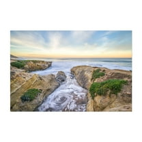 Coastal Serenity - Santa Cruz Beach - San Diego California Photography Unframed Wall Art Print 5 x 7 inches