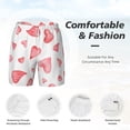 thumbnail image 5 of Lsque Mens Swim Trunks Pink Hearts Pattern - Bathing Suit Compression Liner - Beach Swim Shorts Swimwear - (S-3XL) - Stretch Quick Dry -X-Large, 5 of 9