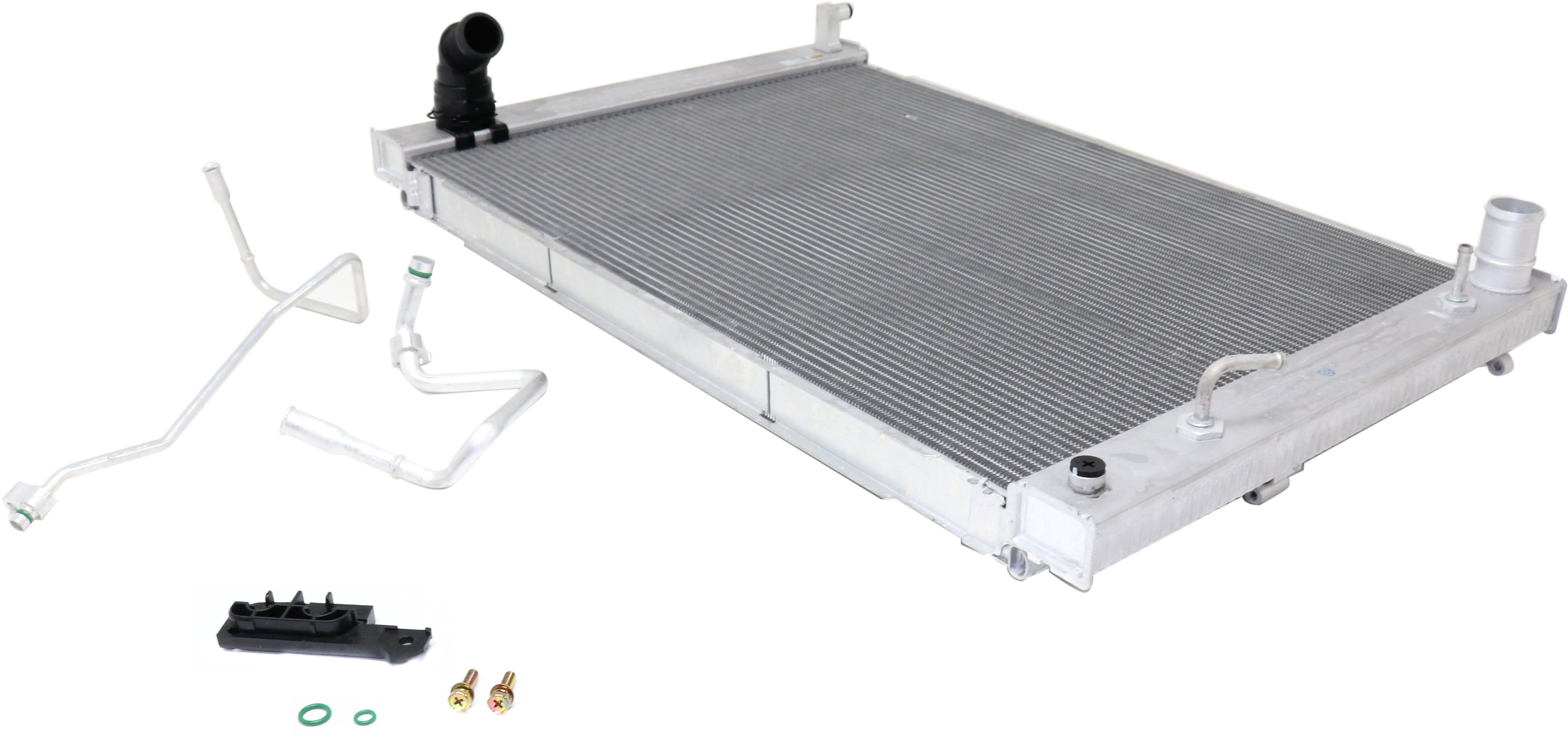 RADIATOR Compatible with INFINITI G37 2008-2013/370Z 2010-2017 /CONDENSER COMBO Automatic Transmission