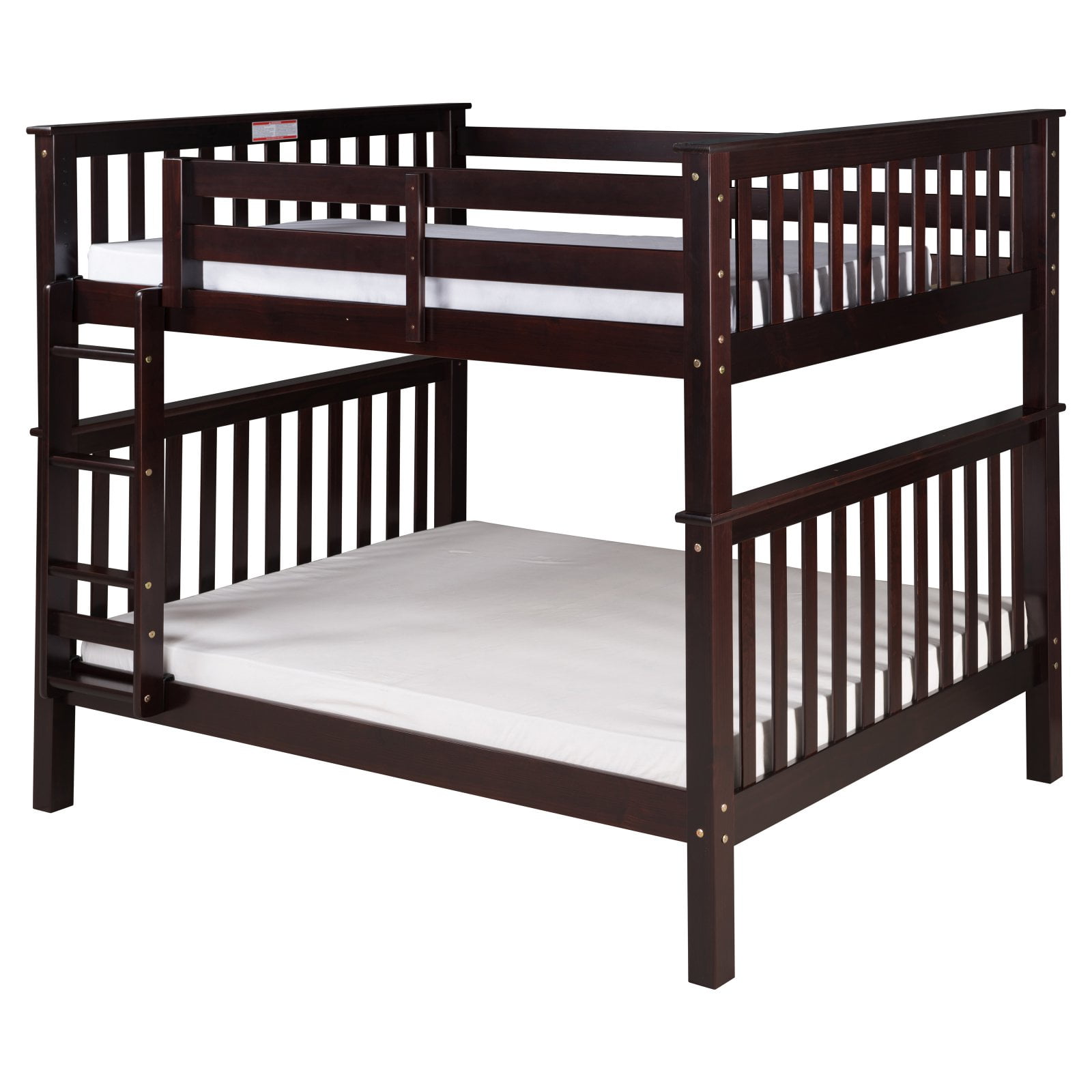 Santa Fe Mission Tall Bunk Bed Full Over Attached Ladder Santa Fe Mission Tall Bunk Bed Full Over Attached Ladder Multiple Finishes With Twin Size Under Trundle Com