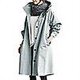 thumbnail image 1 of Chaqueta cortavientos para mujer, bolsillos con botones sueltos informales, con capucha, a prueba de viento, impermeable para senderismo al aire libre, 1 of 4