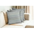 thumbnail image 2 of Ox Bay Spa Blue Chevron 0 Square 4 Piece Pillow Feather Filled Set, 2 of 9