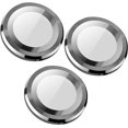 thumbnail image 1 of 3PC Lens Protector for iPhone 13 Pro 6.1 Inch Aluminum Alloy Tempered Glass Camera Circle Cover HD Film, 1 of 5