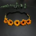 thumbnail image 1 of 5 guirnaldas de flores de margaritas, diadema con forma de girasol, sombrero de paja para playa, vacaciones en la playa, guirnalda, 1 of 6