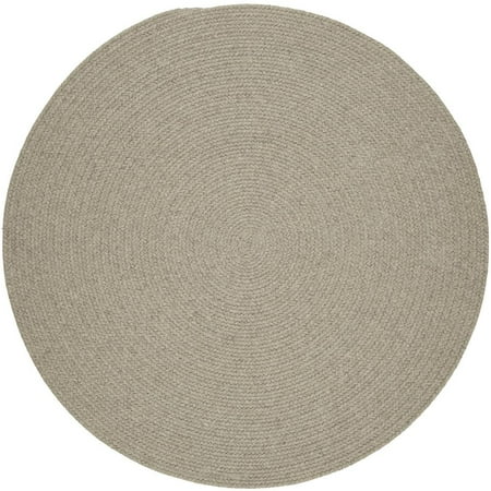 - Solid Lt. Gray Wool 4' Round