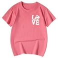 thumbnail image 6 of Hiijoy Big Girls Baseball Graphic Tshirt Loose Short Sleeve Casual Sports T-Shirt Tee, 6 of 6